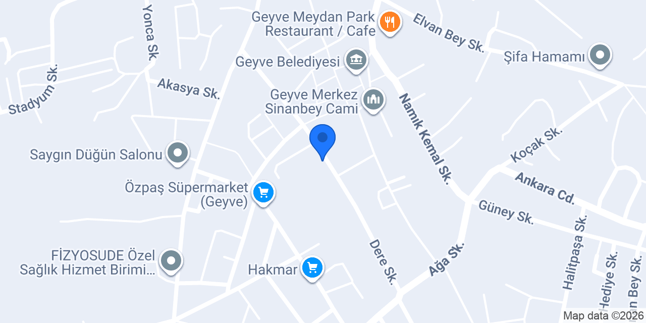 Işıl Yün Evi (Sakarya/Geyve) konumu