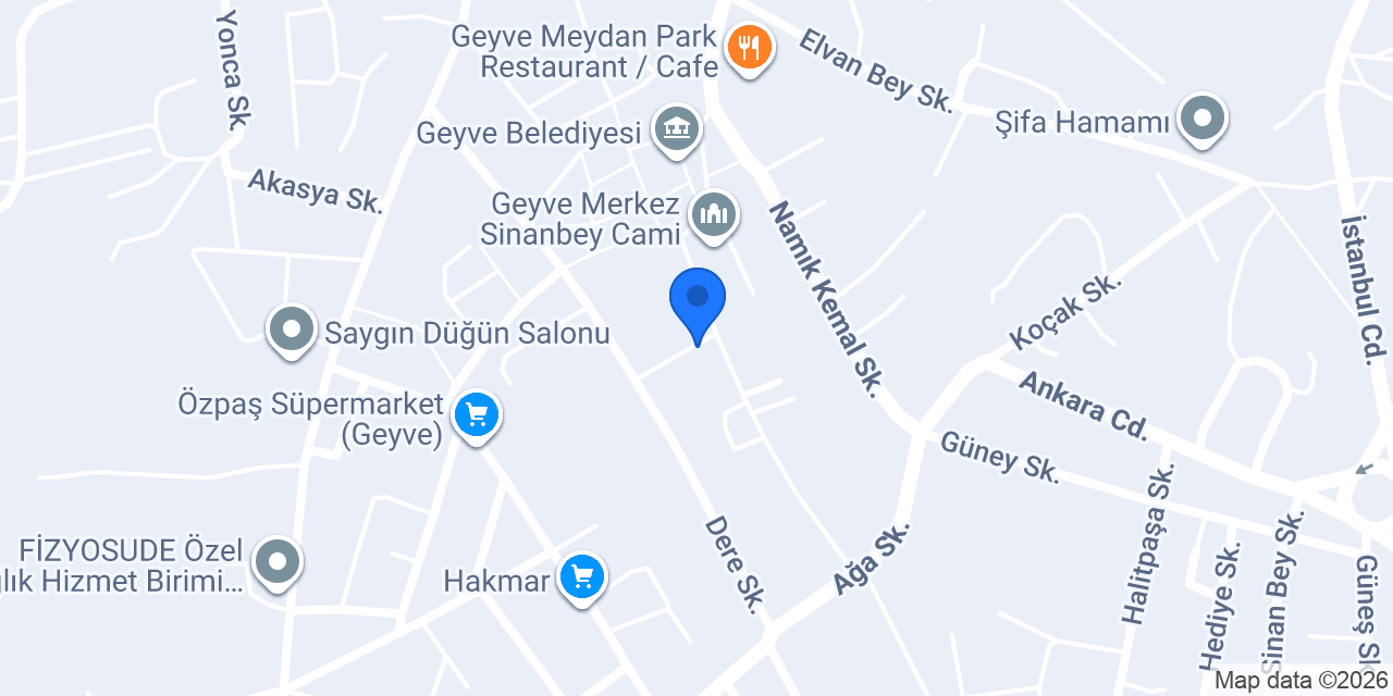 Emtal Perde & Halı konumu
