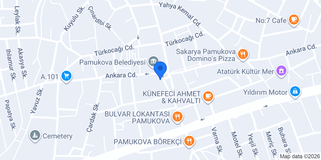 Bulvar Bakery konumu