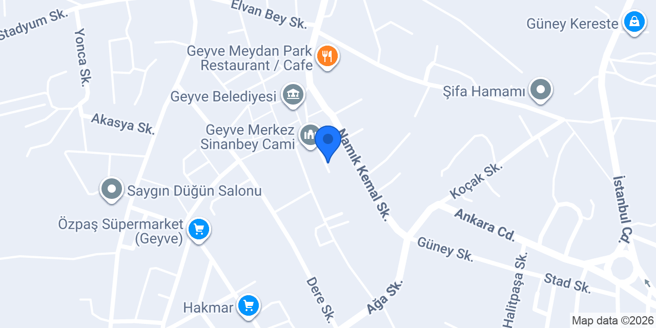 NAWARA AVM.(Öztürkler Tekstil) konumu