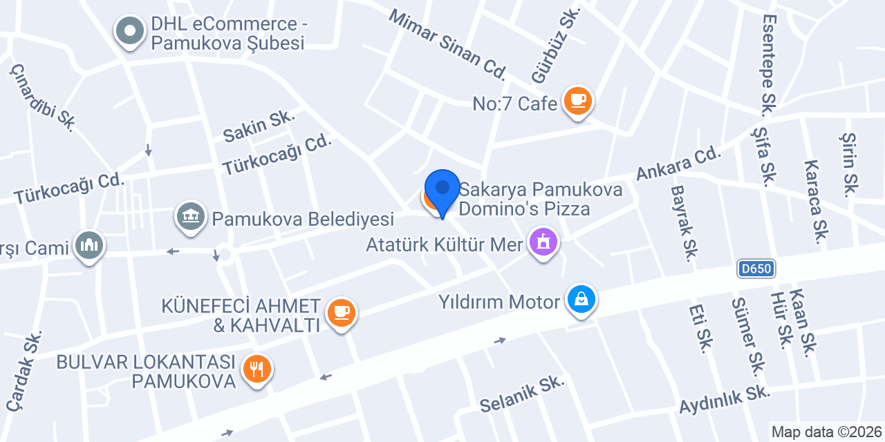 Katık Döner Pamukova konumu