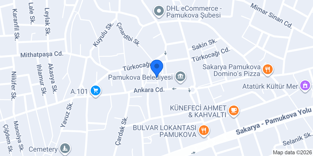 Ünlü Tebessüm Eczanesi konumu