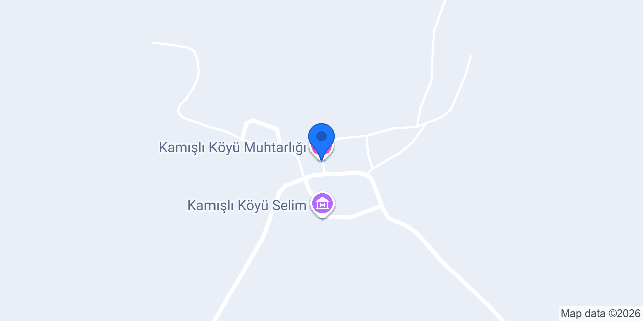 Kamışlı Köyü Muhtarlığı konumu