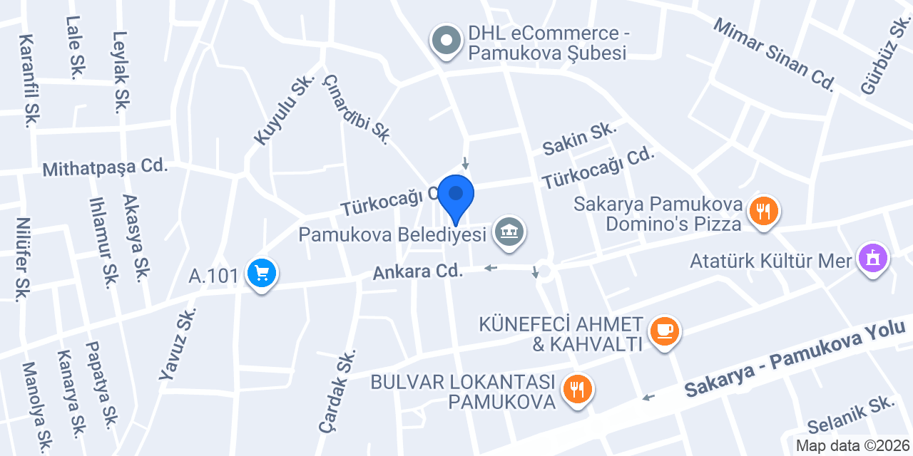 Köşk restorant konumu