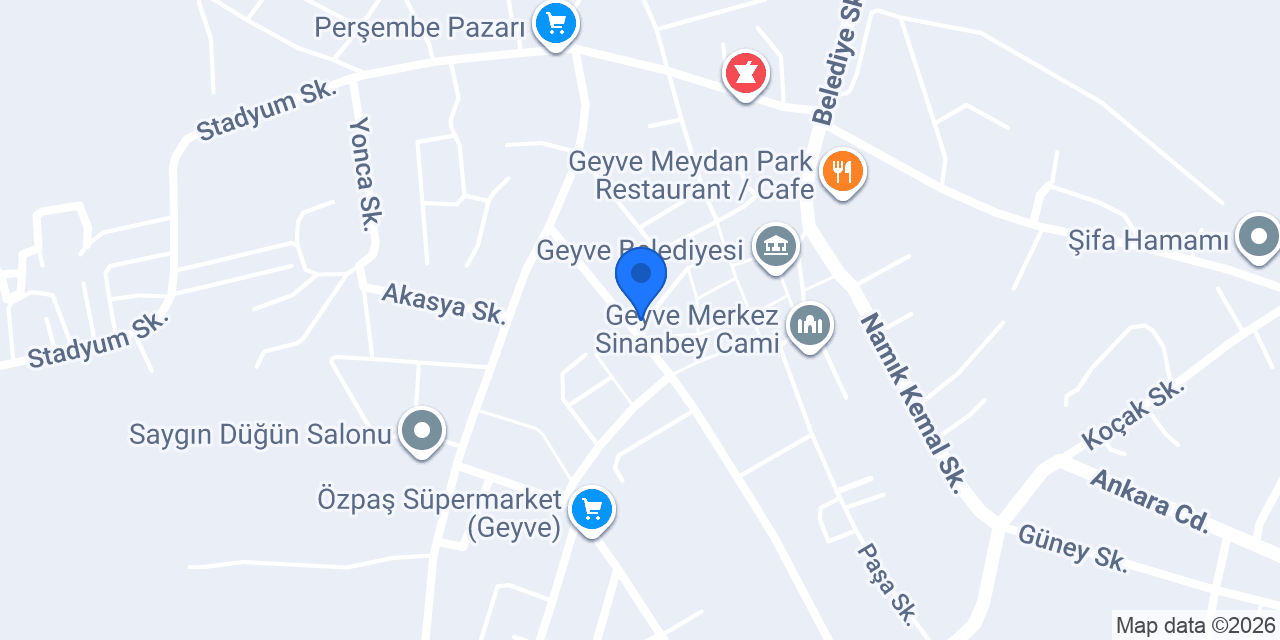 Geyve Akbaş Emlak Baharat konumu