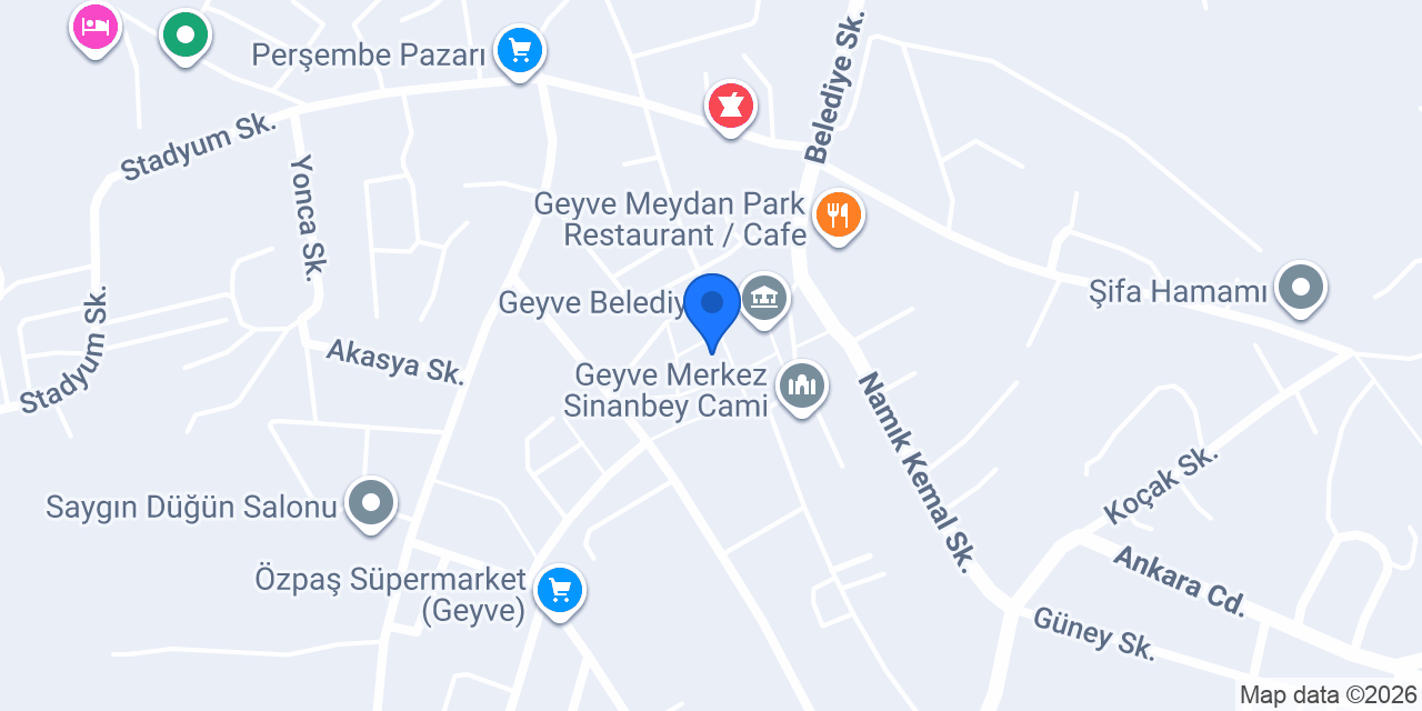 Enes Gıda Pazarı konumu