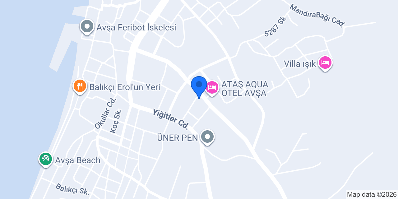 Yaren Otel konumu