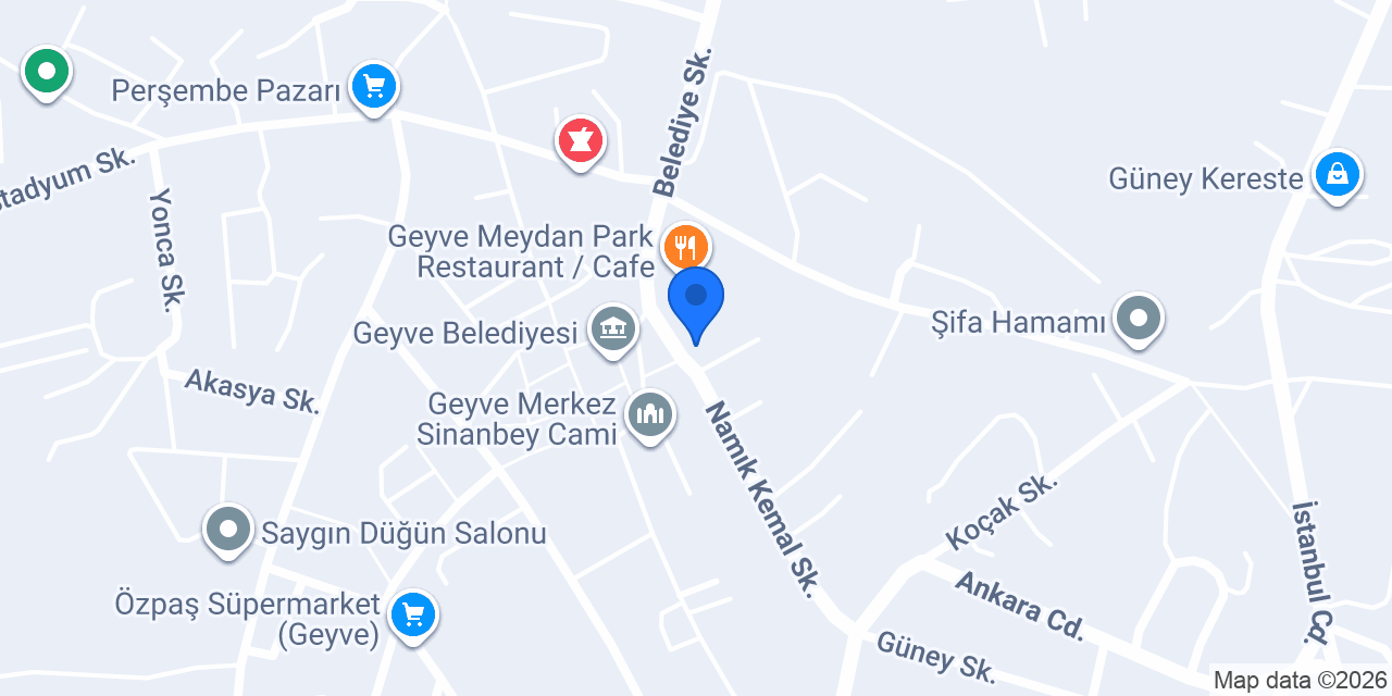 GEYVE GÜNAL MÜHENDİSLİK YAPI İNŞAAT konumu