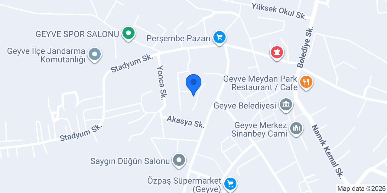 Geyve inşaat ustası konumu