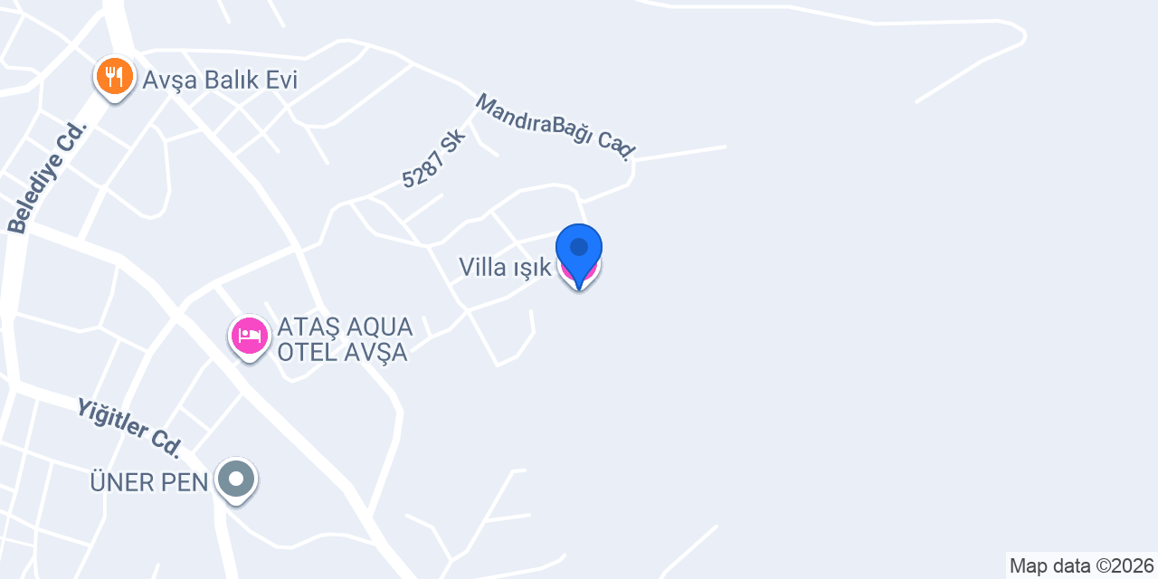 Villa ışık konumu