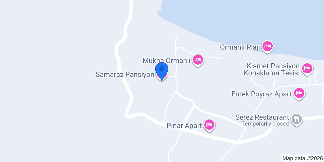 Samaraz Pansiyon konumu