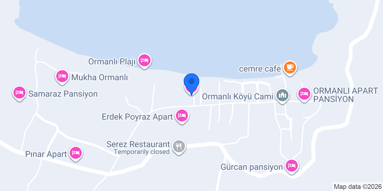 Kısmet Pansiyon Konaklama Tesisi konumu