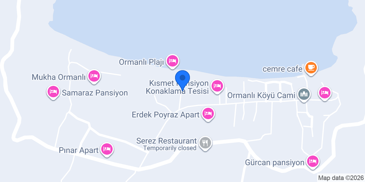 Çağla Pansiyon konumu