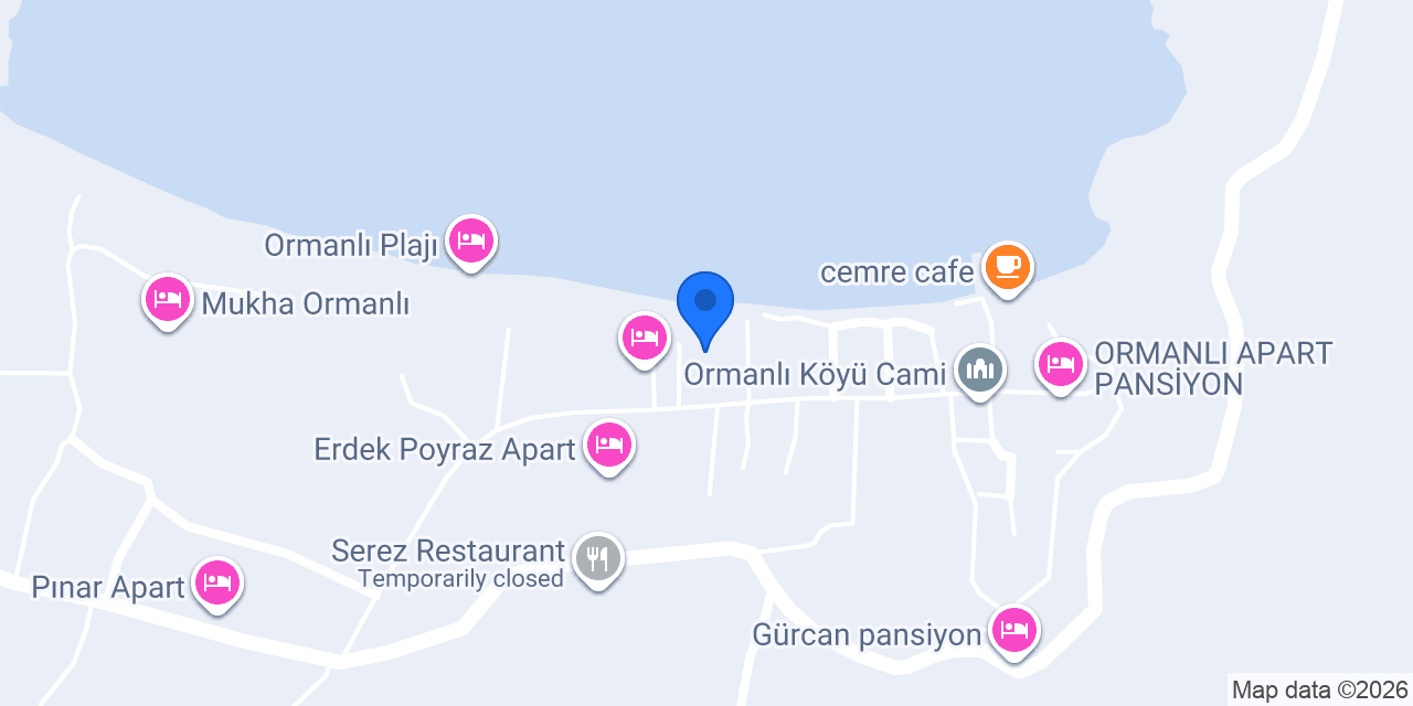 Papatya Apart Otel konumu