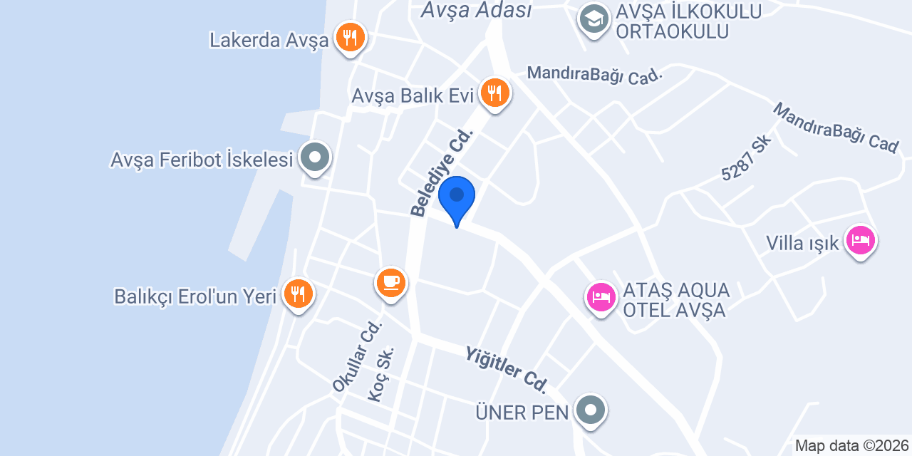 EfE SUiT Avşa konumu