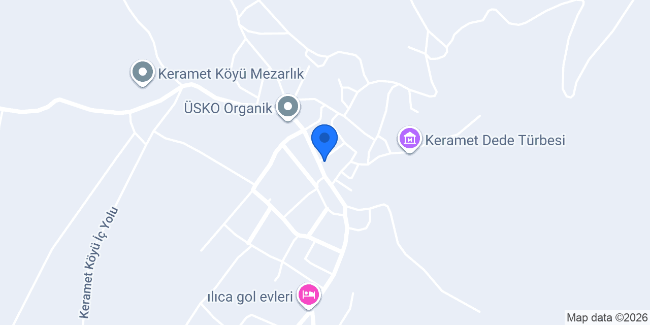 Keramet İlkokulu konumu