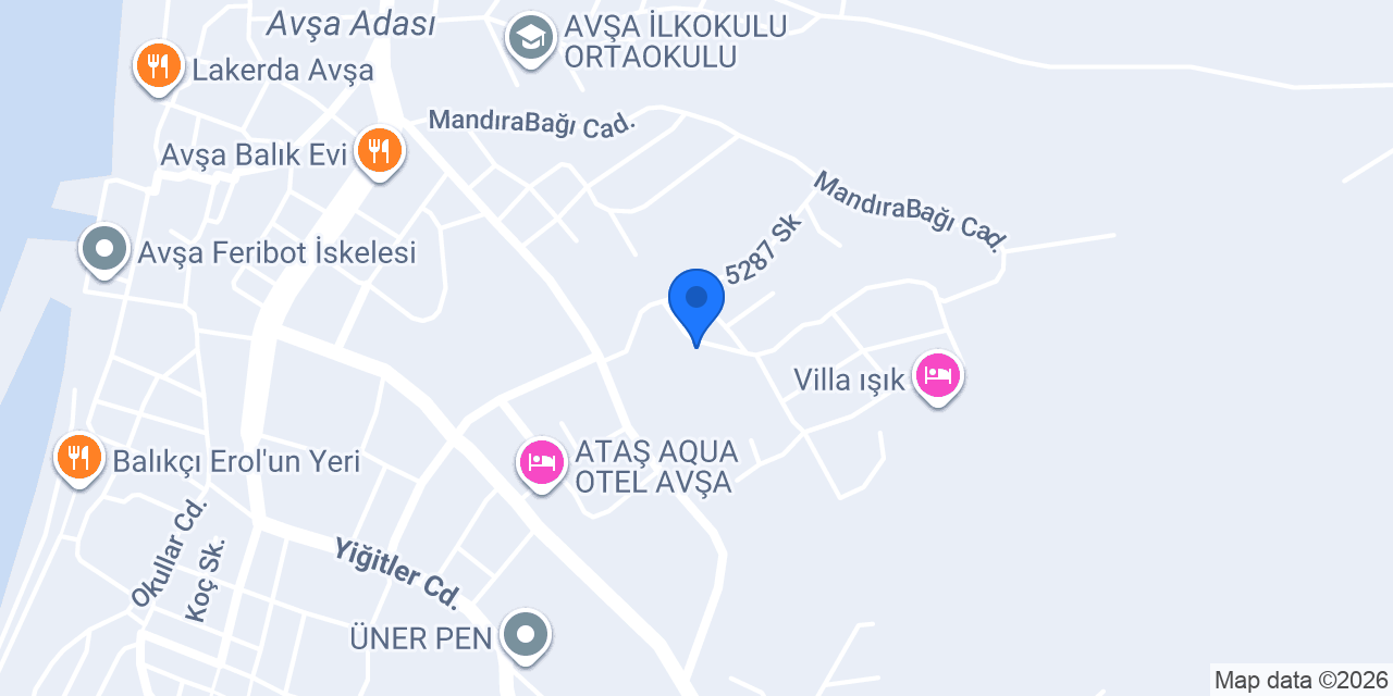 Meral villa konumu