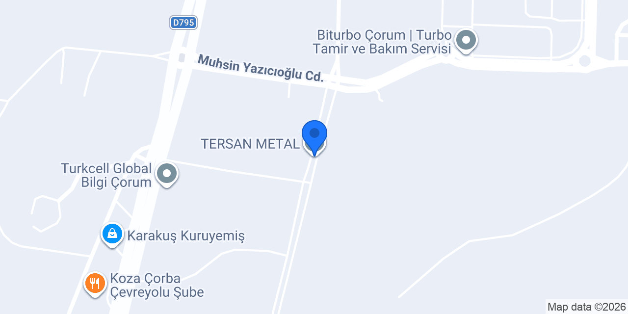 TERSAN METAL konumu