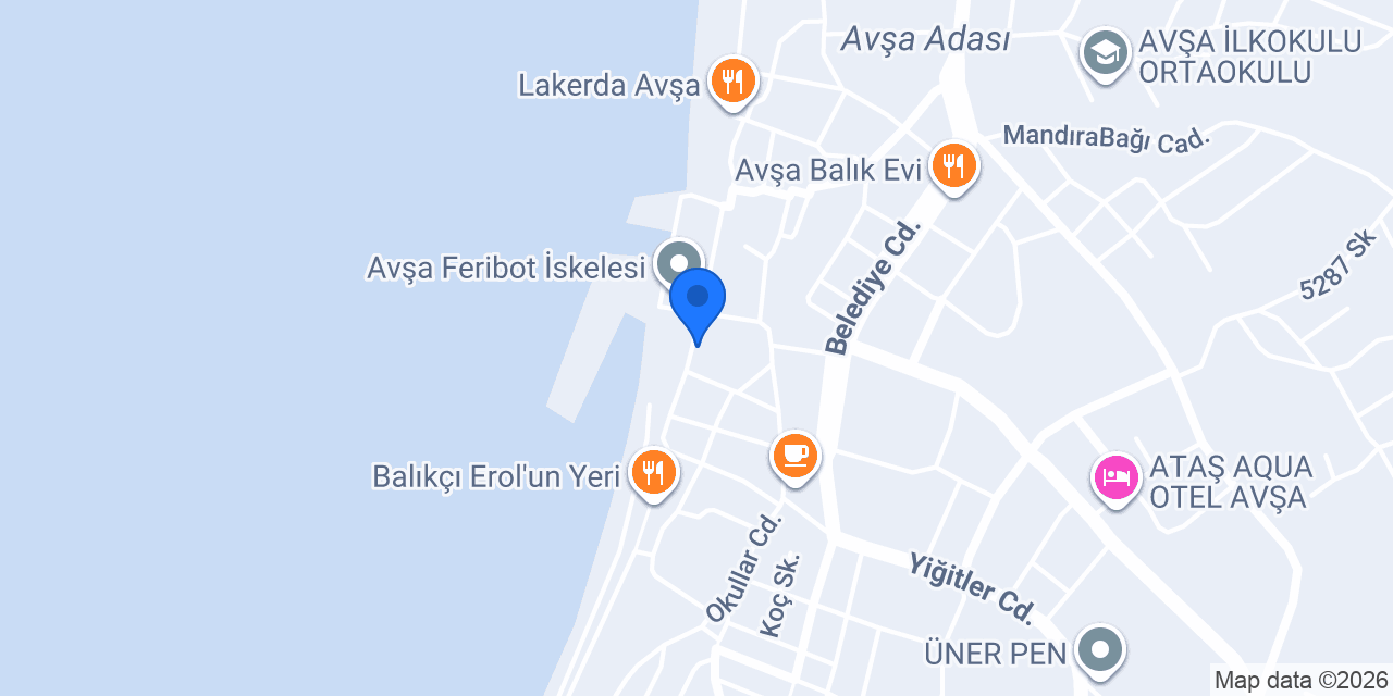 Meşhur Sarıyer Börekçisi Fırat Usta konumu