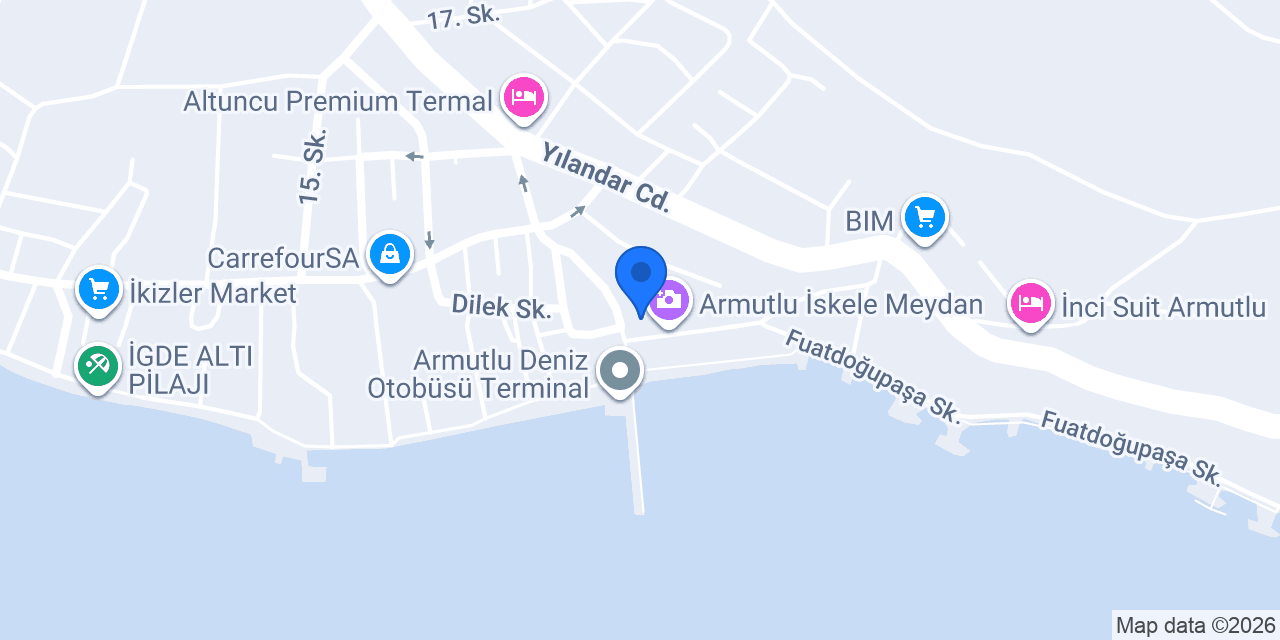 Yiğit Emlak Armutlu konumu