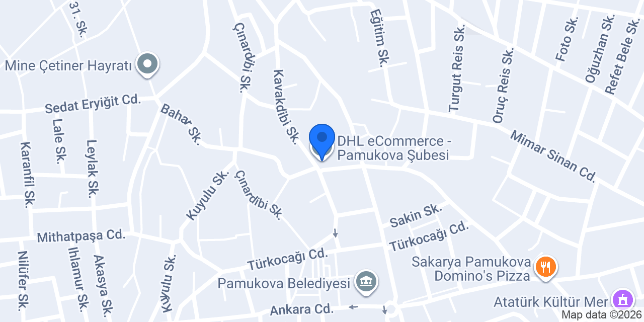 DHL eCommerce - Pamukova Şubesi konumu