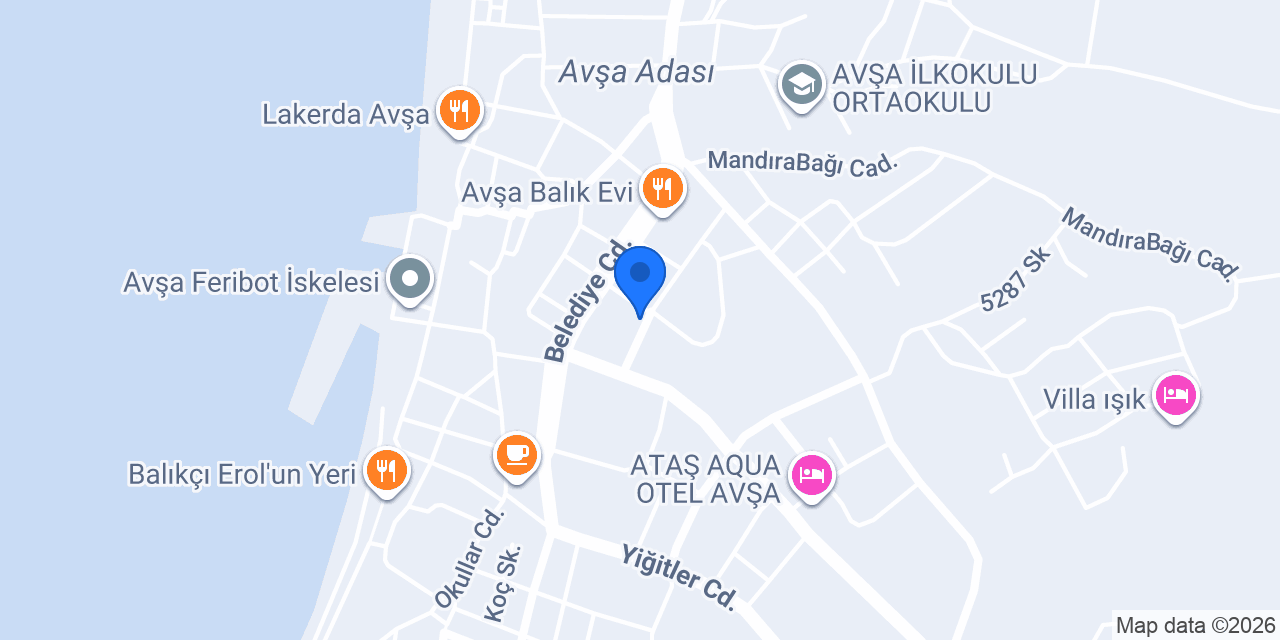 Ayata Otel konumu