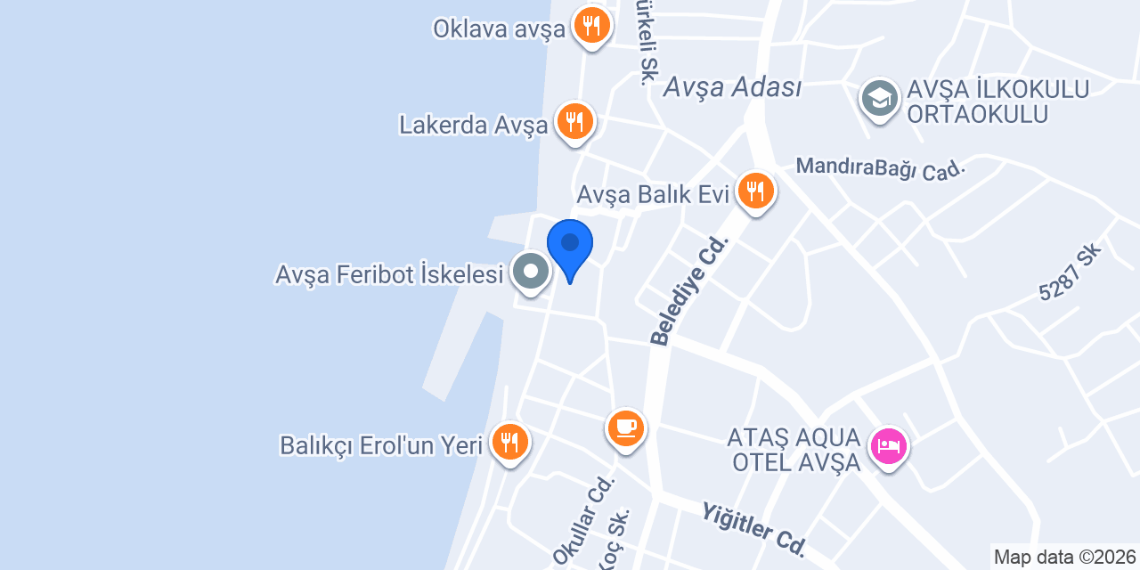İskele Apart Avşa konumu