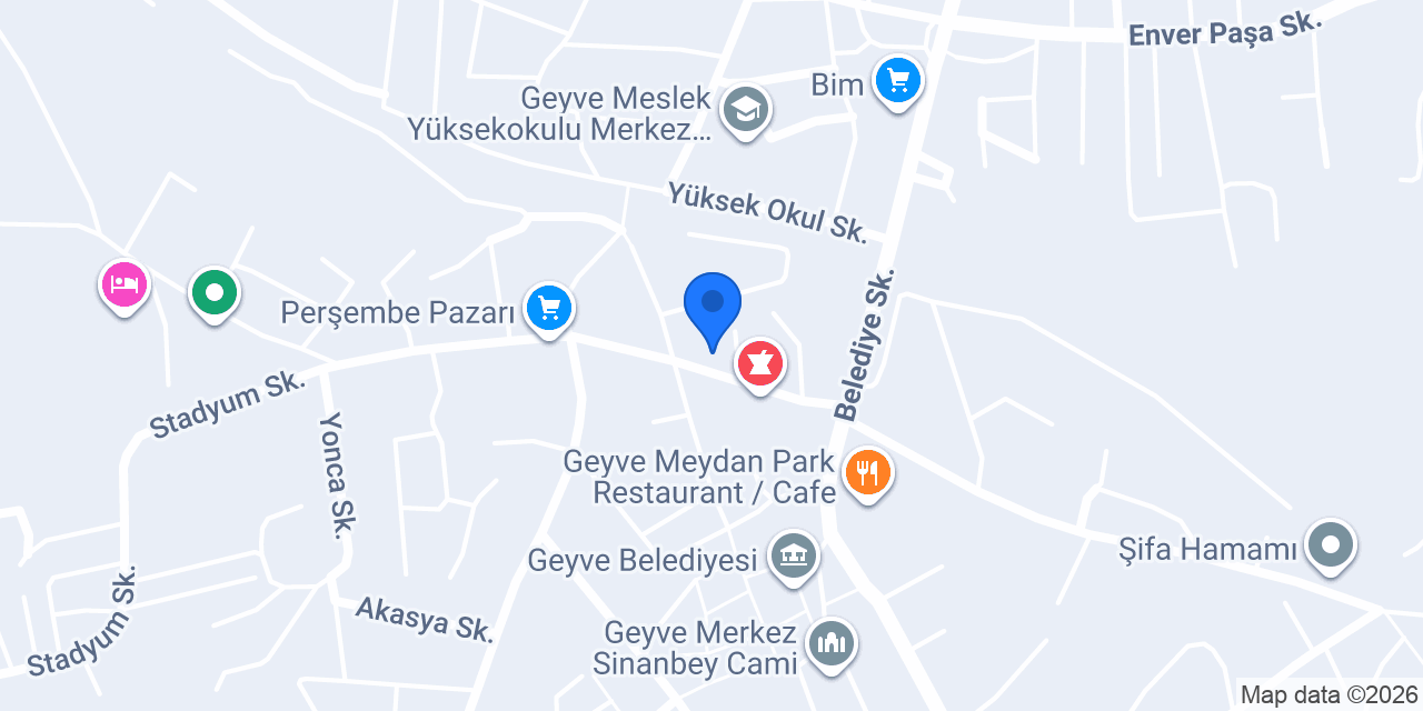 3 As Sigorta A.Ş Geyve Şubesi konumu