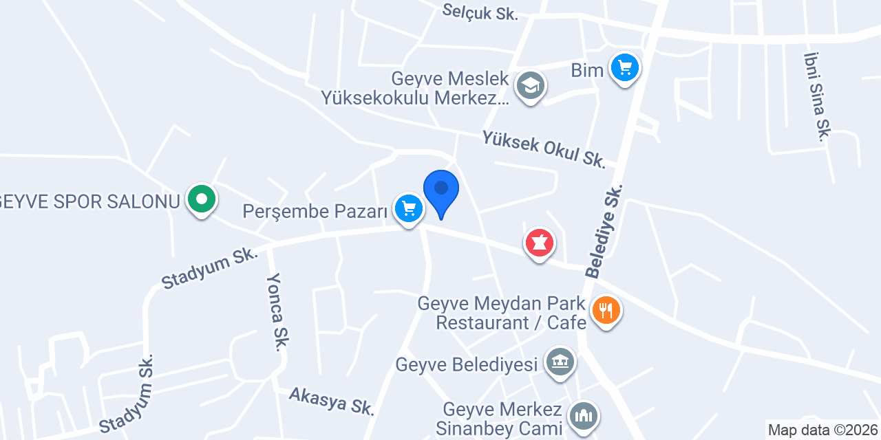 Geyve Noterliği konumu