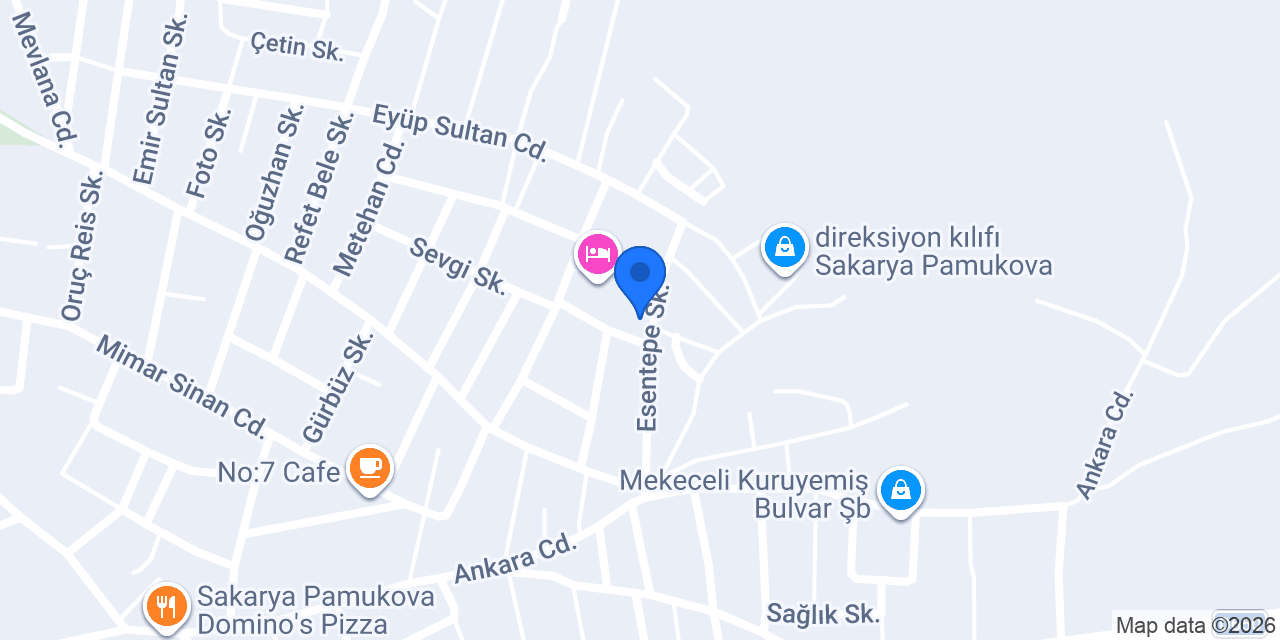 PAMUKOVA GUNES ANAOKULU konumu