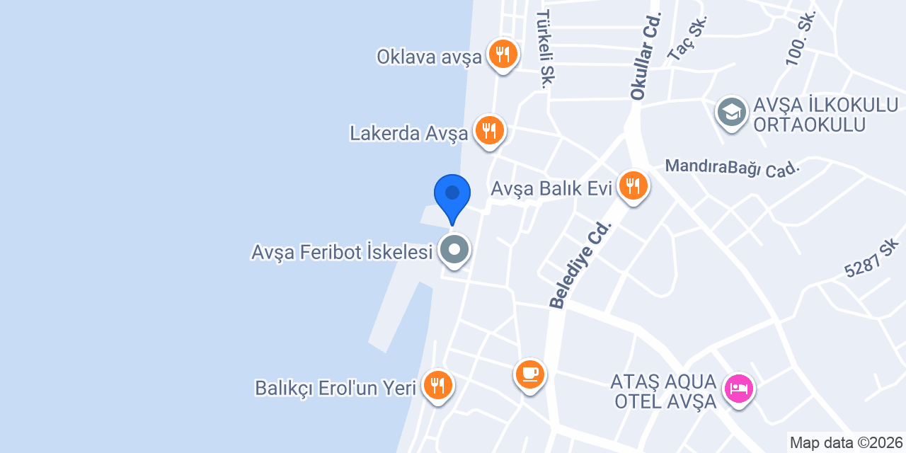 Ömer Kaptan Gemisi konumu