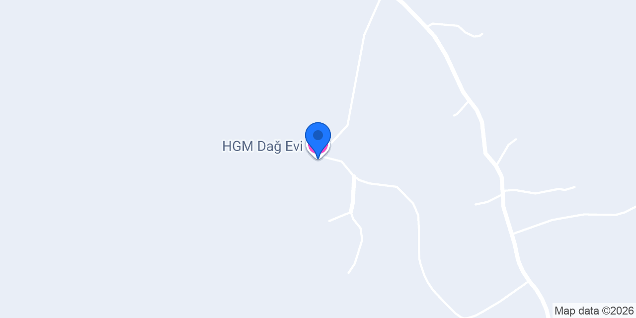 HGM Dağ Evi konumu