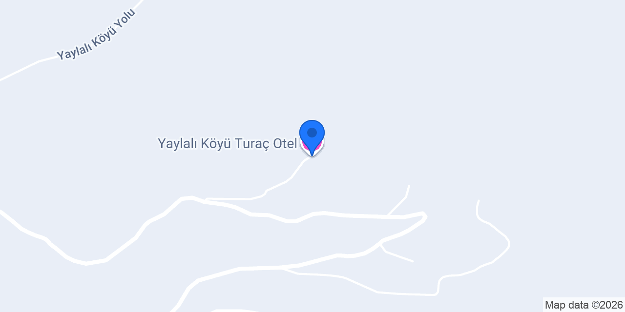 Yaylalı Köyü Turaç Otel konumu