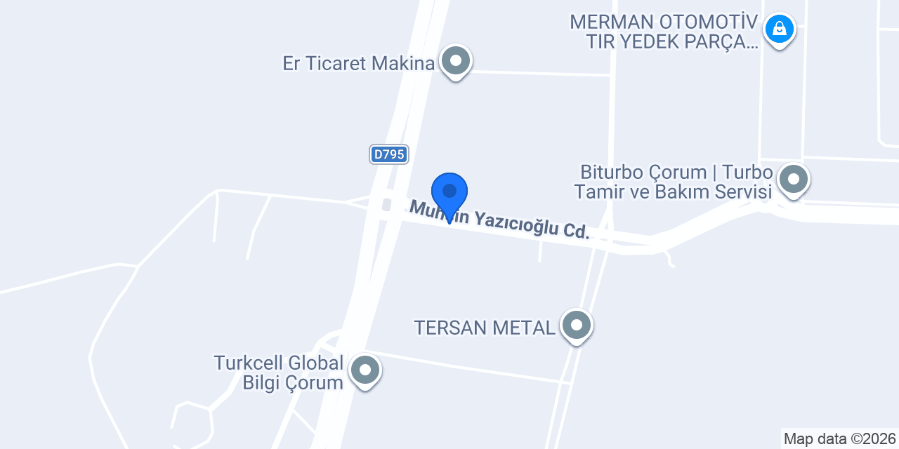 Yükselen Makina konumu