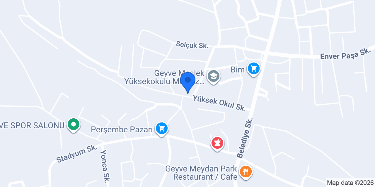 Geyve Tac Kurs konumu