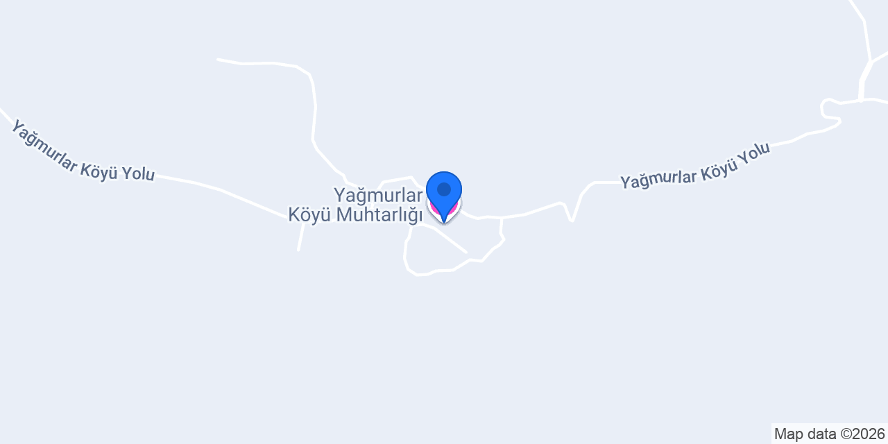Yağmurlar Köyü Muhtarlığı konumu