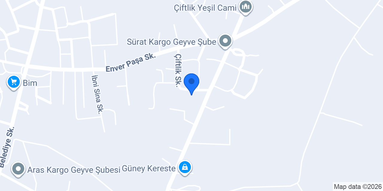 Sakarya Ase Çit Sistemleri konumu