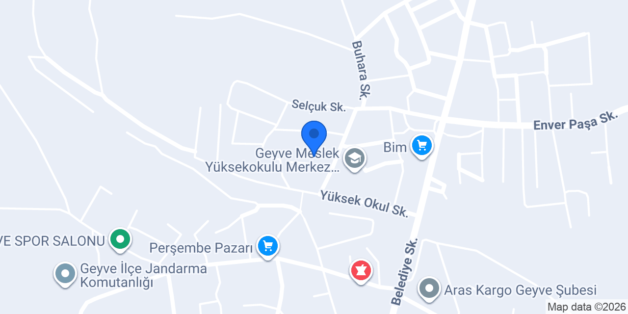 Geyve Kız Öğrenci Apart konumu