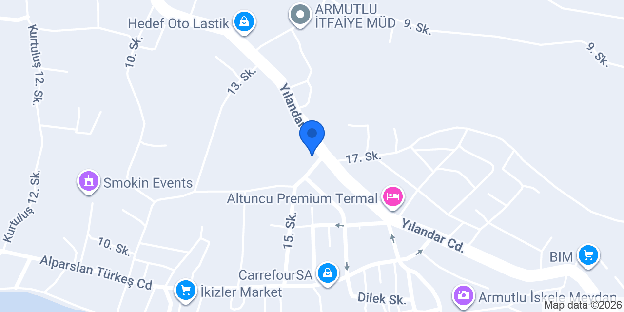 Armutlu Çiçekçilik konumu