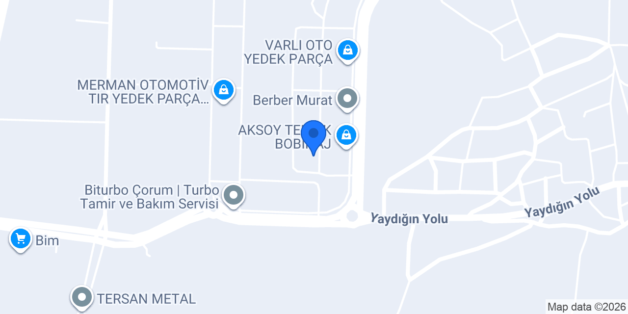 ÇORUM KENET ÇATI konumu