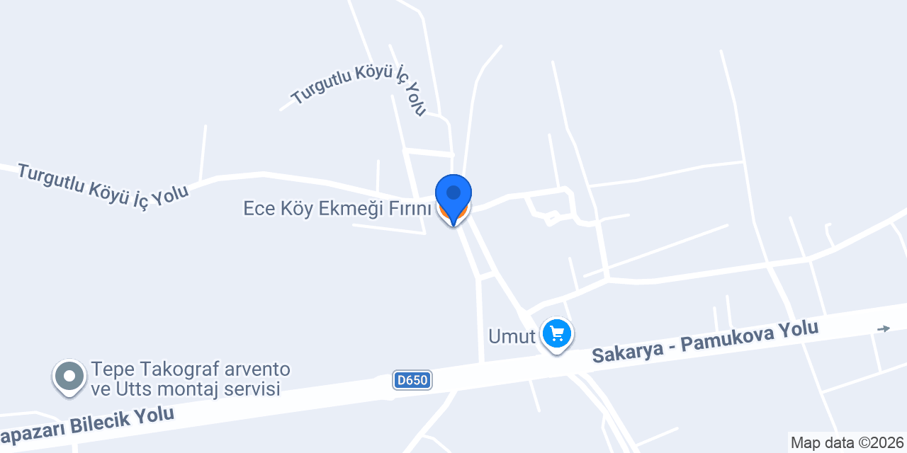 Ece Köy Ekmeği Fırını konumu