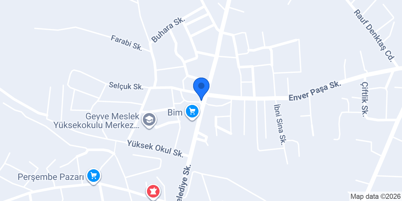 Cem Kebap Evi konumu