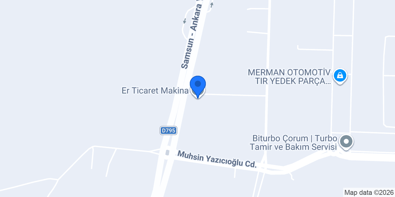 Er Ticaret Makina konumu