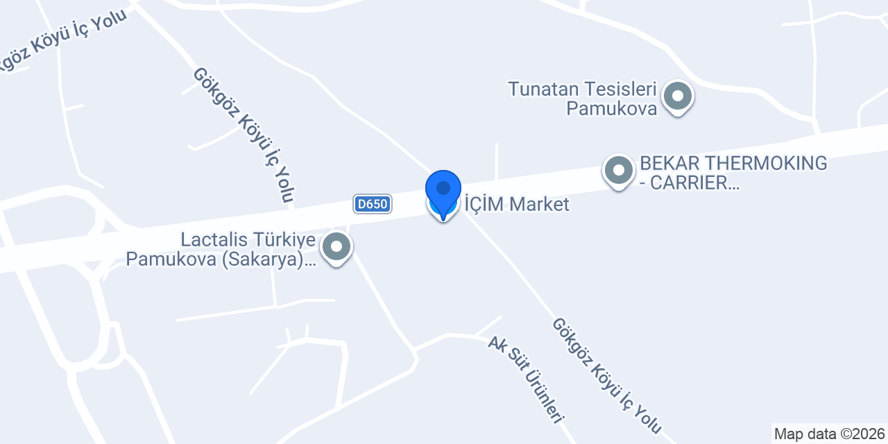 İÇİM Market konumu