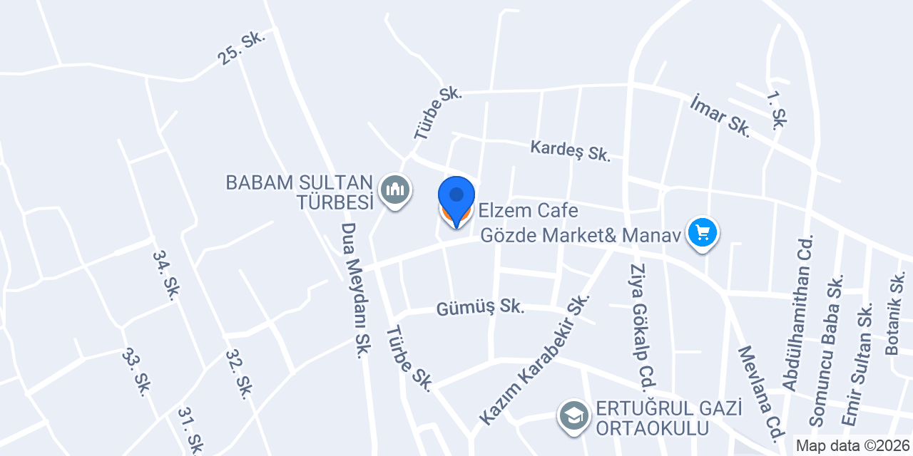Elzem Cafe konumu