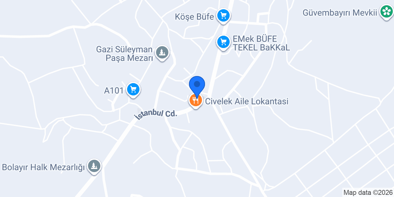 Saros Taksi konumu