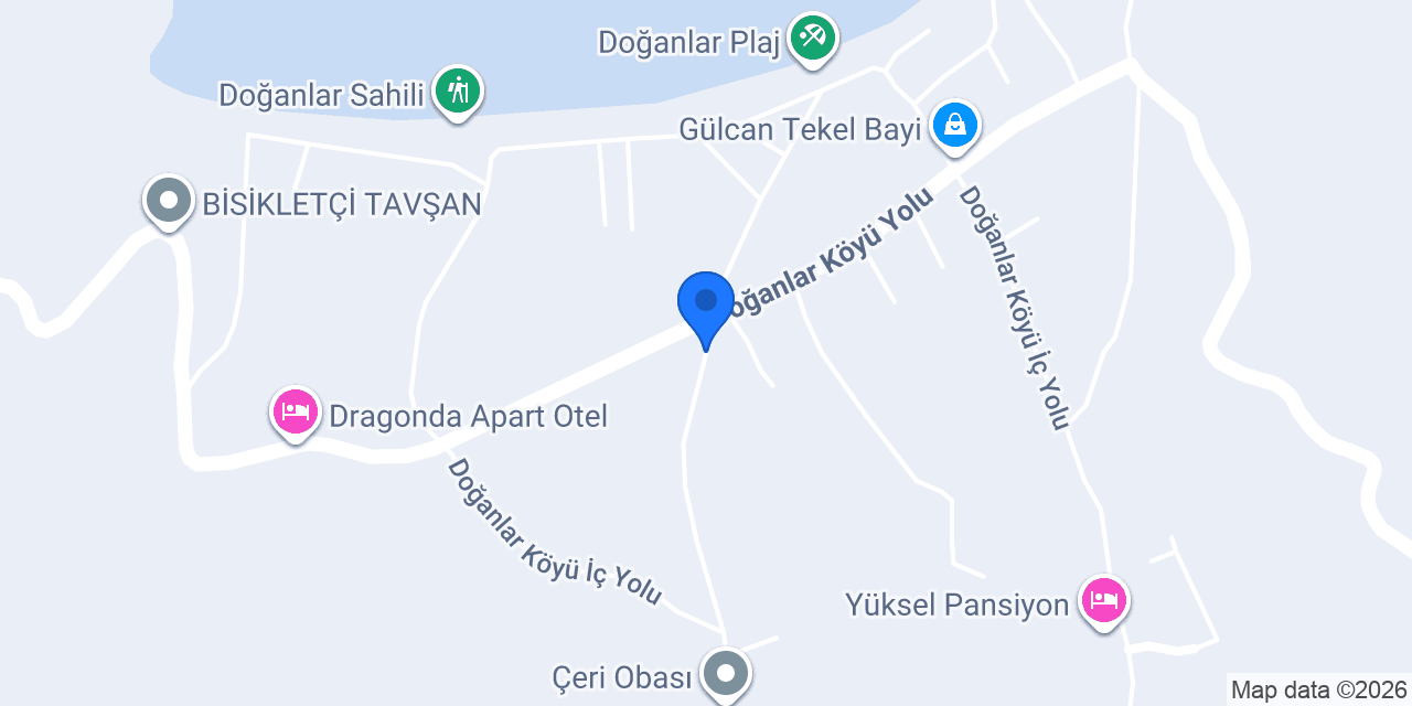 DOĞANLAR CEVAHİR APART konumu