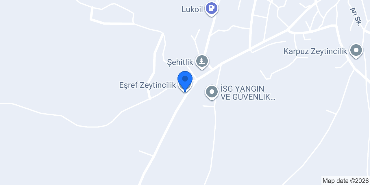 Eşref Zeytincilik konumu