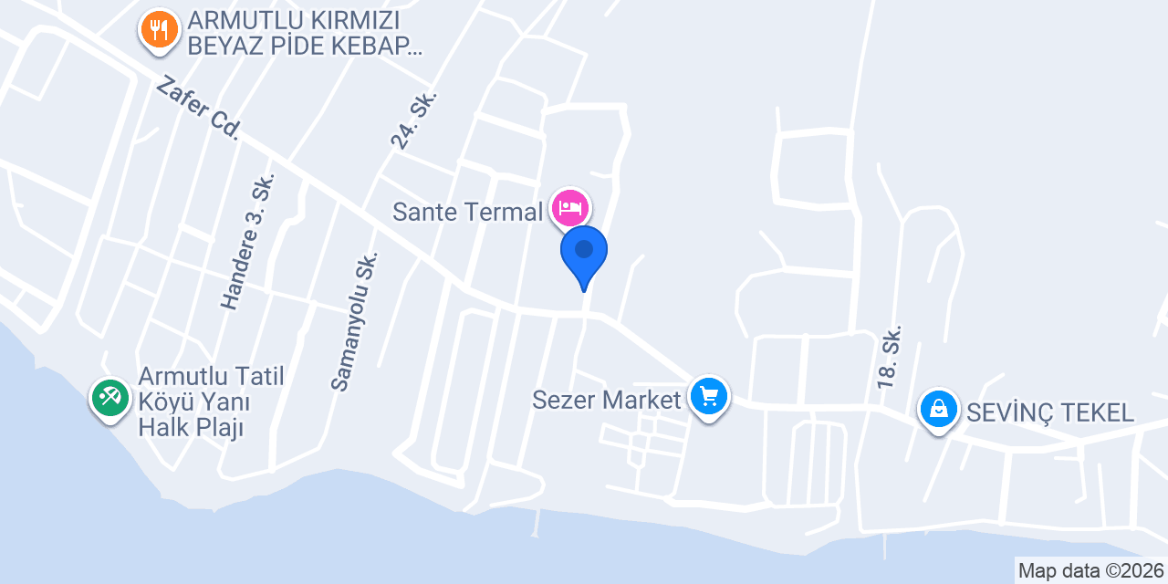 Selus Thermal Otel konumu