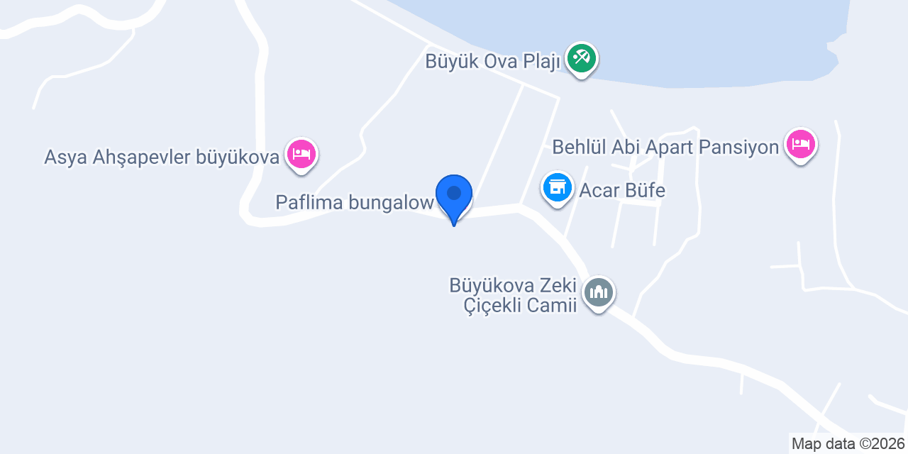 Paflima bungalow konumu